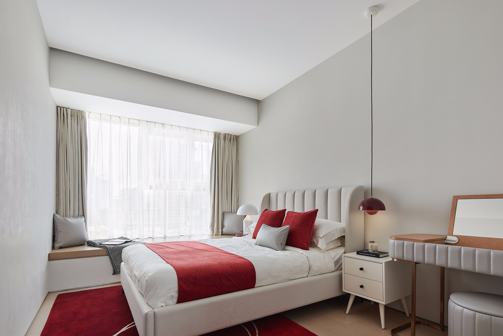 現代簡約風格室內家裝案例效果圖-次臥 現代簡約風格室內家裝案例效果圖-次臥