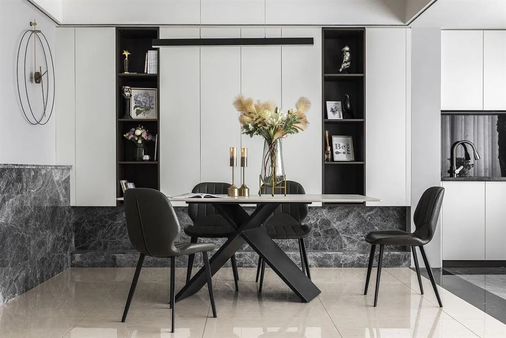 廣州市富力東堤灣現代簡約風格三居室裝修案例