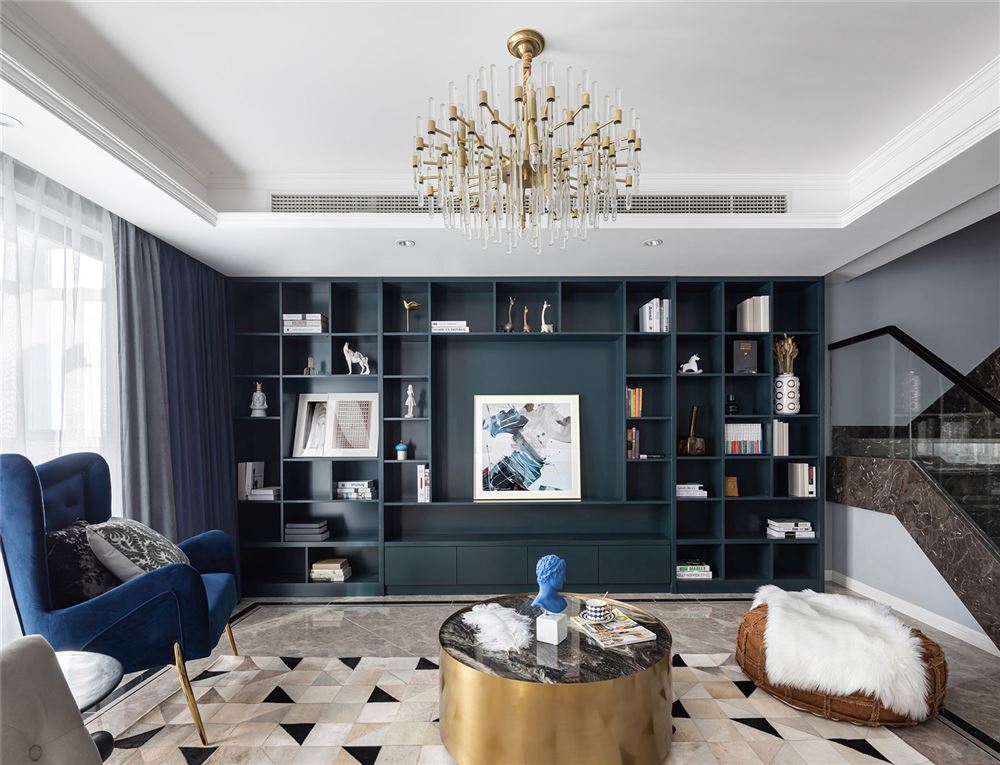 惠州市鼎峰國(guó)匯山美式風(fēng)格四居室裝修案例