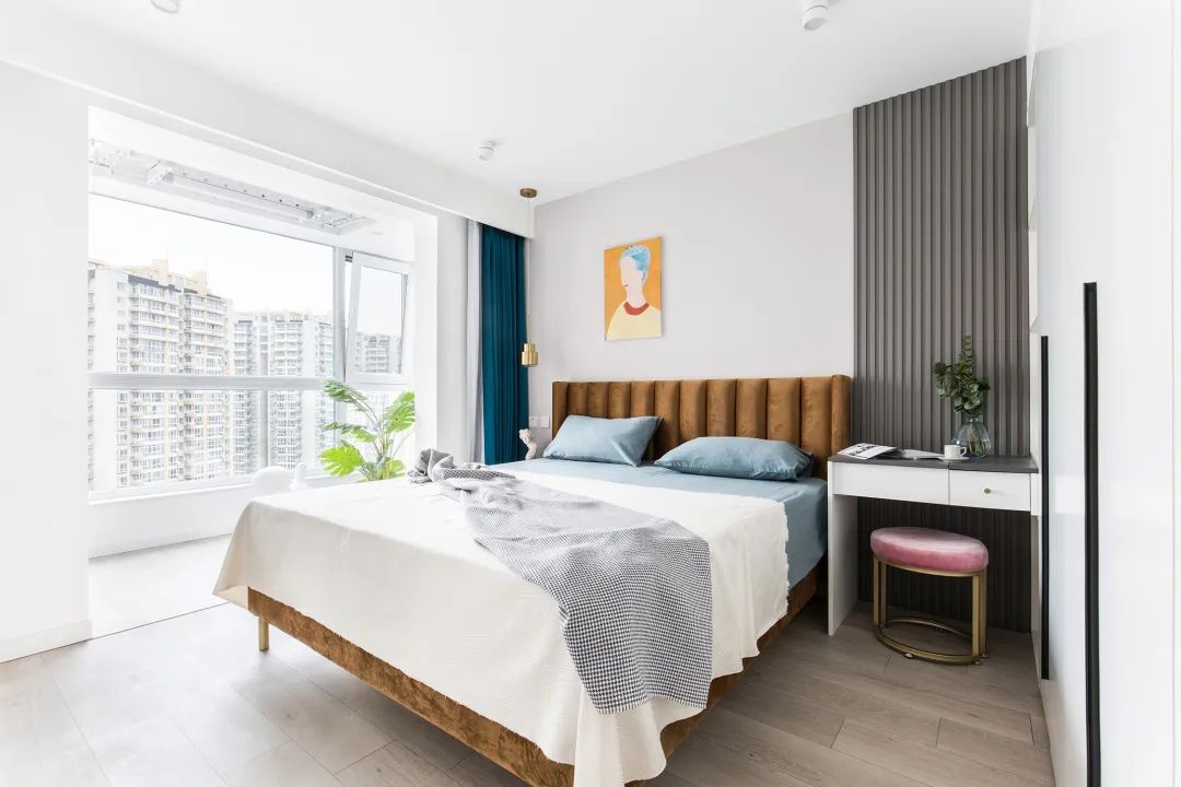 現代輕奢風格家裝設計室內裝修效果圖-臥室 現代輕奢風格家裝設計室內裝修效果圖-臥室