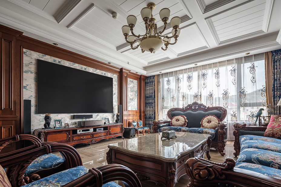 新古典風(fēng)格家裝設(shè)計室內(nèi)裝修效果圖-客廳 新古典風(fēng)格家裝設(shè)計室內(nèi)裝修效果圖-客廳