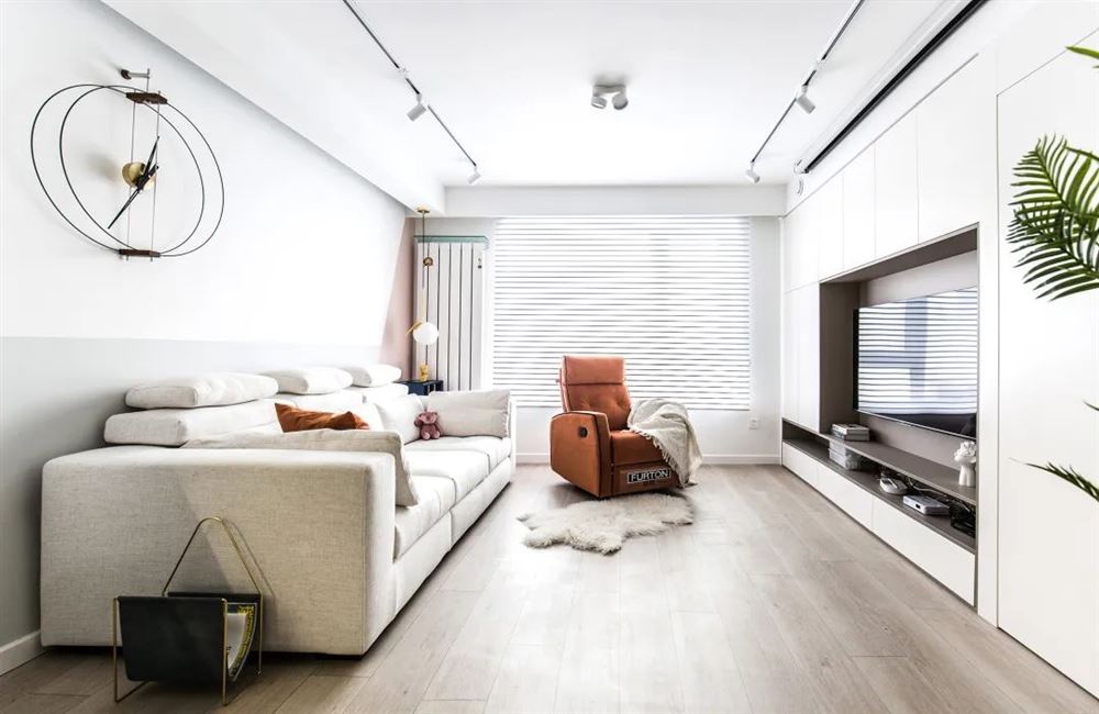 湛江市金雅苑小區輕奢風格三居室裝修案例