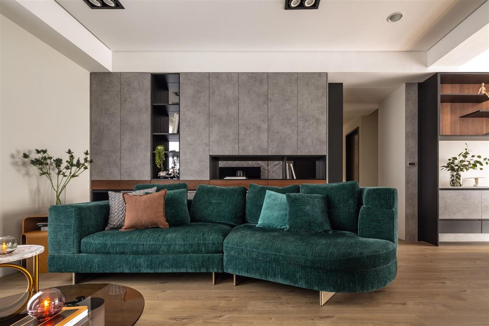 廣州市智聯汽車小鎮現代簡約風格三居室裝修案例