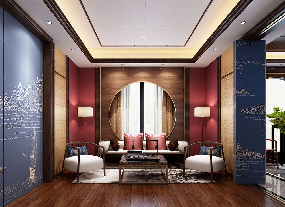 楚雄彝族自治州萬盛金瀾半島小區現代簡約風格復式裝修案例