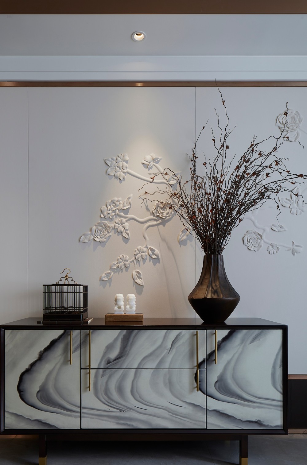 新中式風格室內家裝案例效果圖-柜子 新中式風格室內家裝案例效果圖-柜子