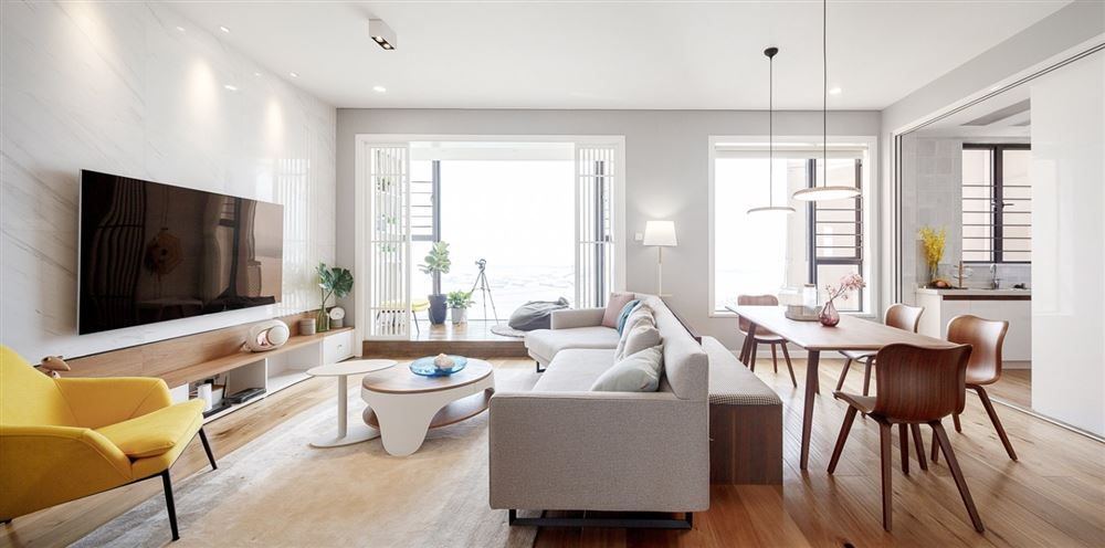 江門市新會(huì)玉圭園北歐風(fēng)格三居室裝修案例