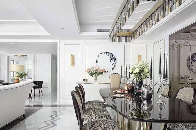 現(xiàn)代簡(jiǎn)歐風(fēng)格室內(nèi)裝修效果圖-英溪桃源平層125平米-客餐廳 現(xiàn)代簡(jiǎn)歐風(fēng)格室內(nèi)裝修效果圖-英溪桃源平層125平米-客餐廳