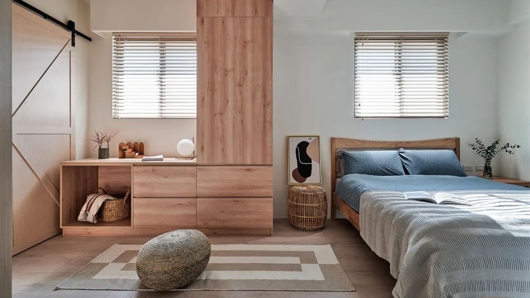 廣州裝修公司現(xiàn)代簡約風格室內裝修效果圖-臥室