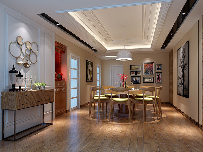 佛山市泰豐千璽灣現(xiàn)代風(fēng)格四居室裝修案例