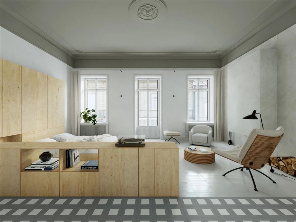 廣州市中航城花園現代簡約風格二居室裝修案例