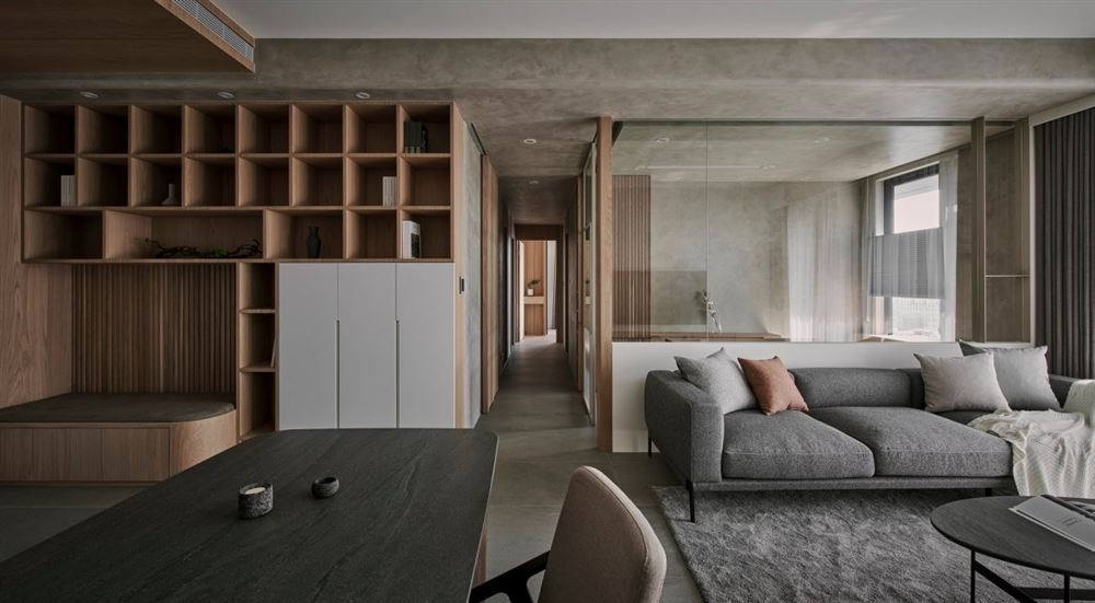 江門市伯爵半島現(xiàn)代簡約風格三居室裝修案例