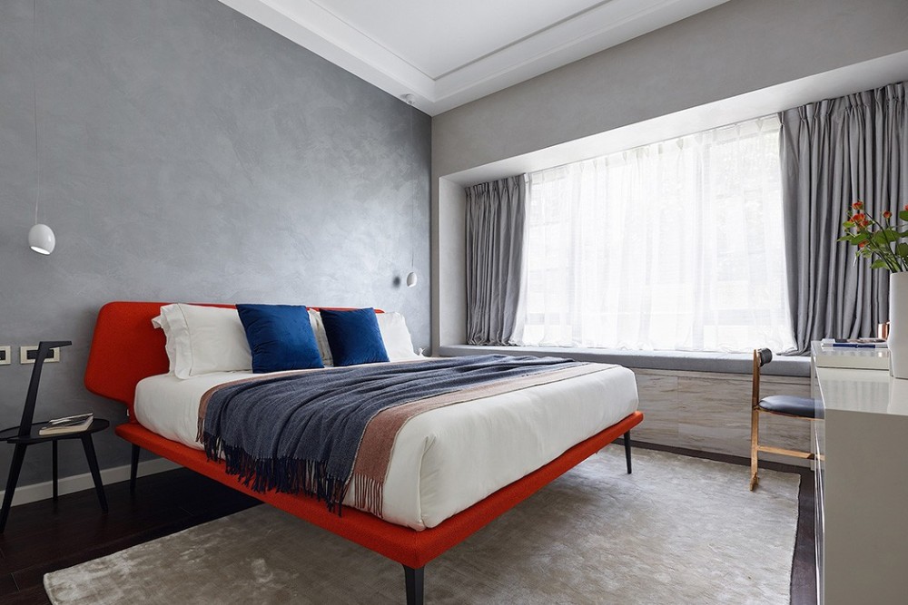 現代簡約風格室內家裝案例效果圖-次臥 現代簡約風格室內家裝案例效果圖-次臥