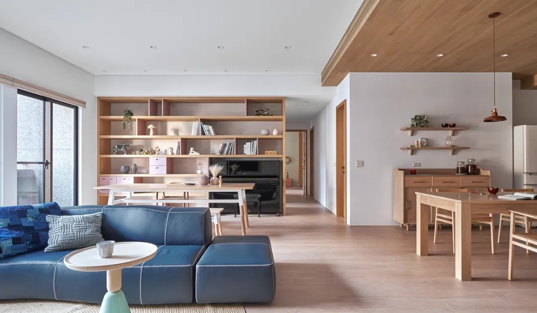 現代原木風格家裝設計室內裝修效果圖-客廳 現代原木風格家裝設計室內裝修效果圖-客廳