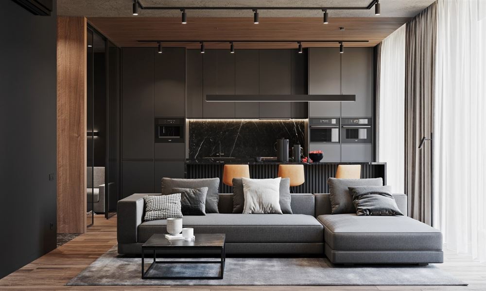 佛山市弘陽德商昕悅府現(xiàn)代簡(jiǎn)約風(fēng)格四居室裝修案例