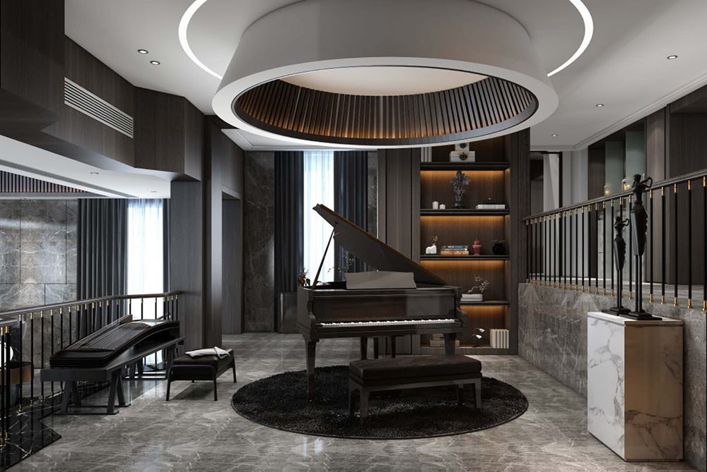 衢州市通和名都輕奢風格別墅裝修案例