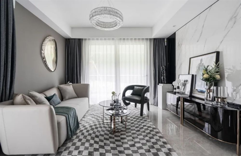 江門市半山別墅現代簡約風格三居室裝修案例