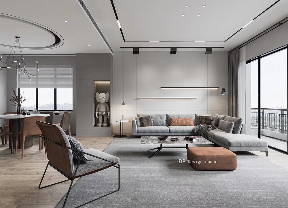 佛山市金科城現(xiàn)代簡(jiǎn)約風(fēng)格別墅裝修案例