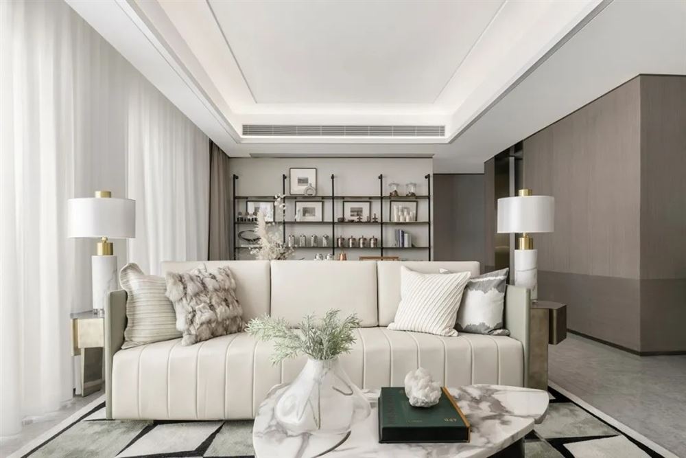 佛山市海倫堡&middot;美的&middot;玖悅府現代簡約風格三居室裝修案例