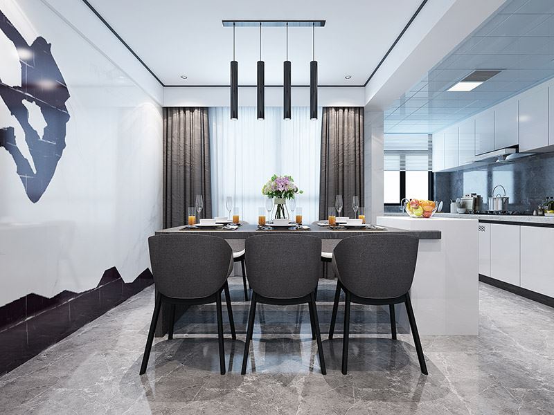 楚雄彝族自治州工人新村現代簡約風格三居室裝修案例