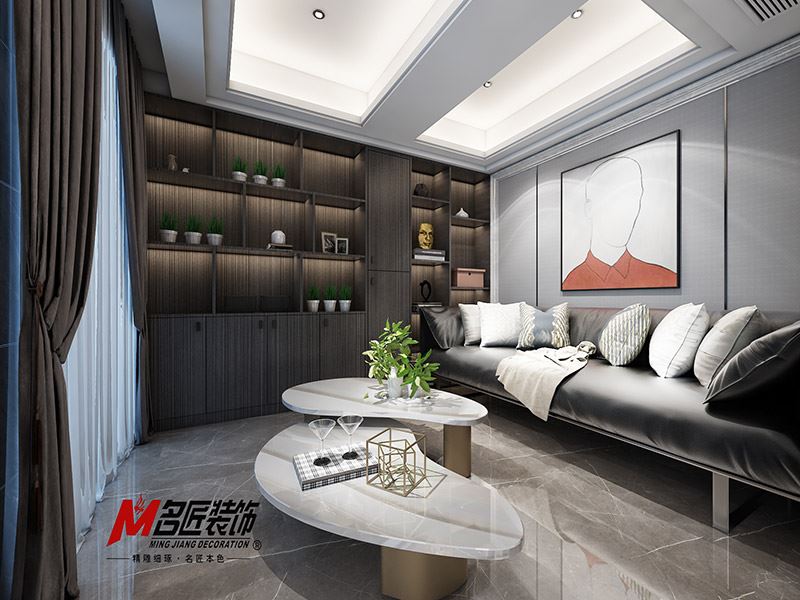 揭陽市曙光&middot;君和園北歐風格四居室裝修案例