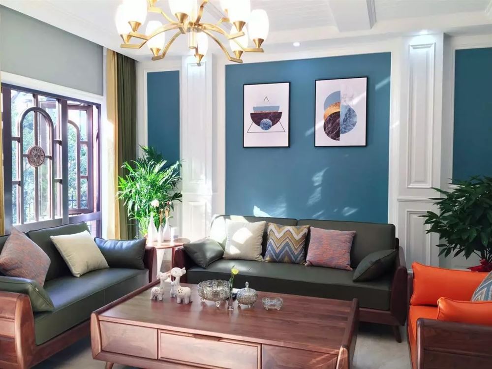 湖州市湖建山水佳苑美式風(fēng)格別墅裝修案例