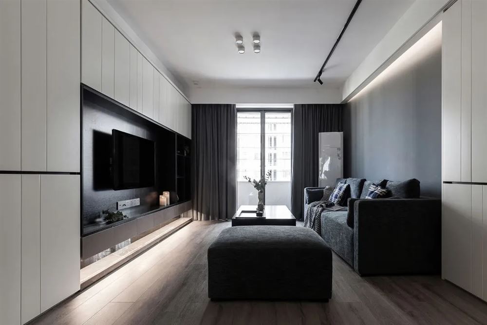 惠州市萬城現代簡約風格三居室裝修案例