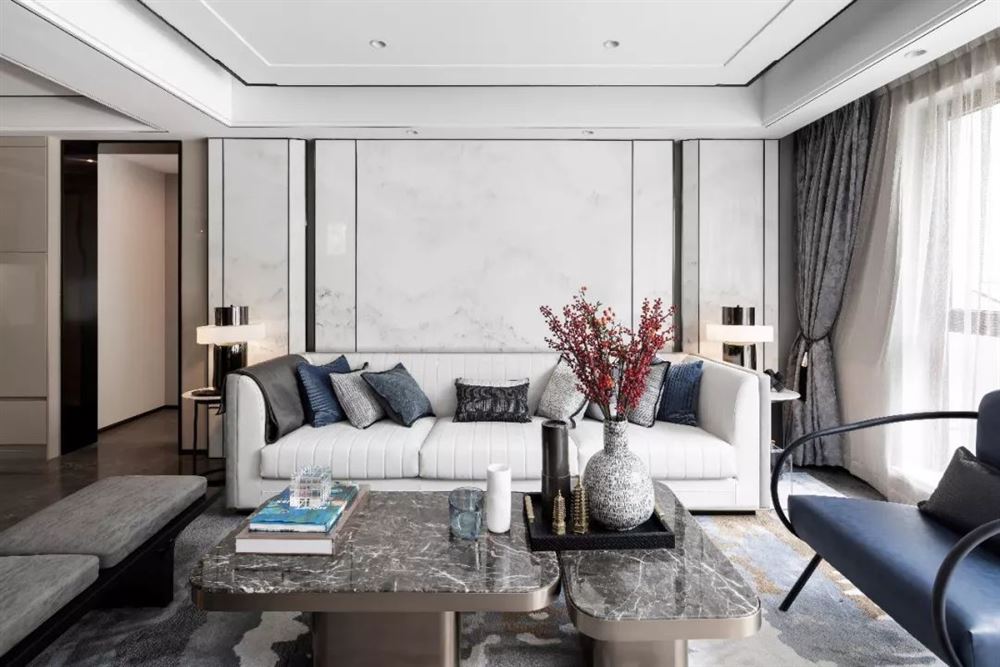 韶關市南雄城市華府新中式風格別墅裝修案例