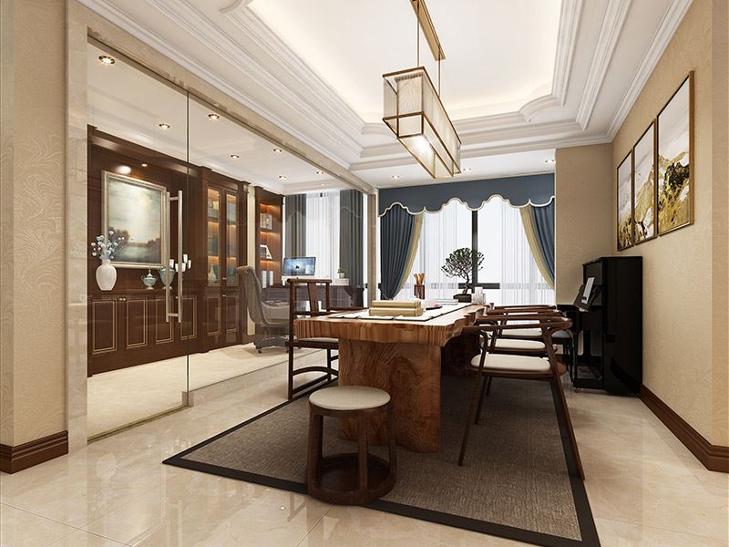 佛山市金地藝境天成現(xiàn)代簡約風格平層裝修案例