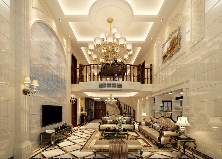 佛山市金地&middot;中南&middot;新城大境歐式風格別墅裝修案例