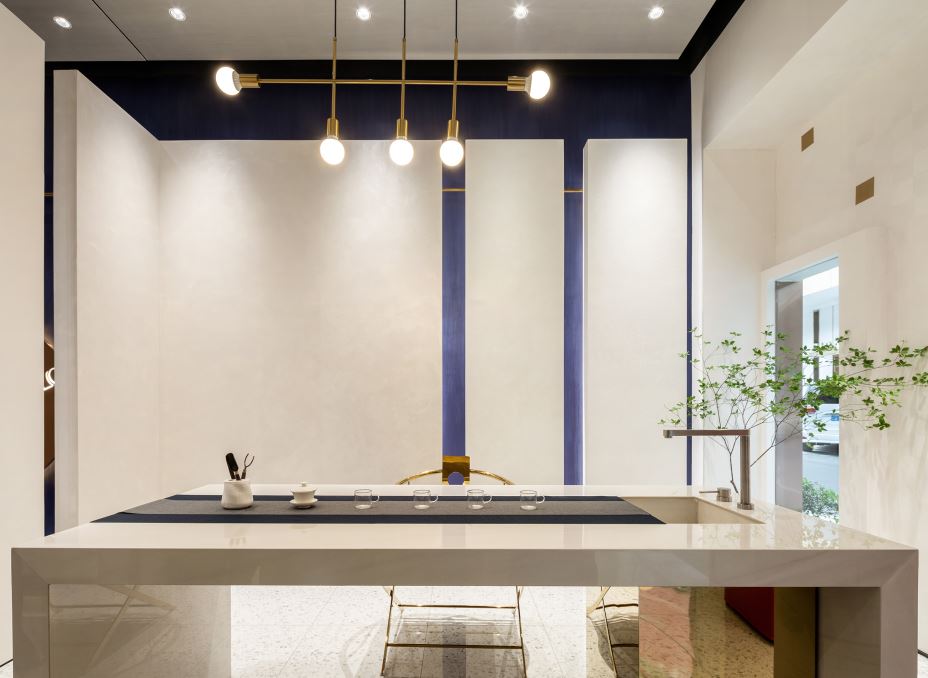 江門市半山別墅輕奢風格三居室裝修案例