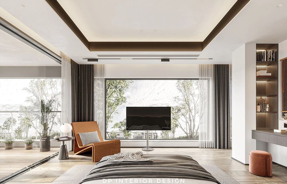 佛山市保利時代天珀輕奢風格別墅裝修案例