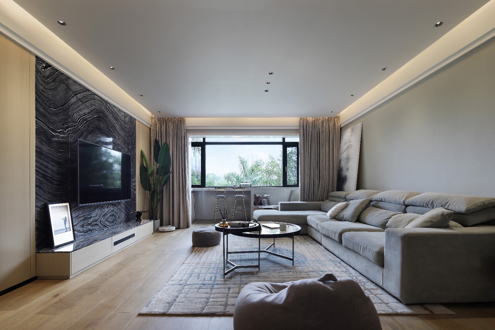 佛山裝修公司現代前衛風格室內裝修效果圖-客廳 佛山裝修公司現代前衛風格室內裝修效果圖-客廳