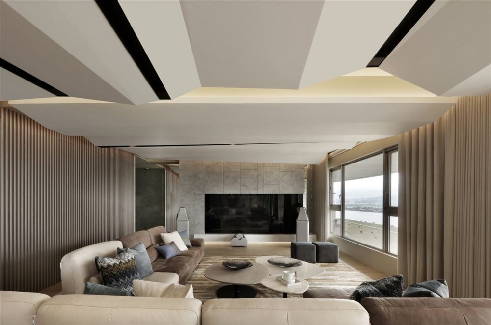 廣州市怡園小區現代簡約風格四居室裝修案例