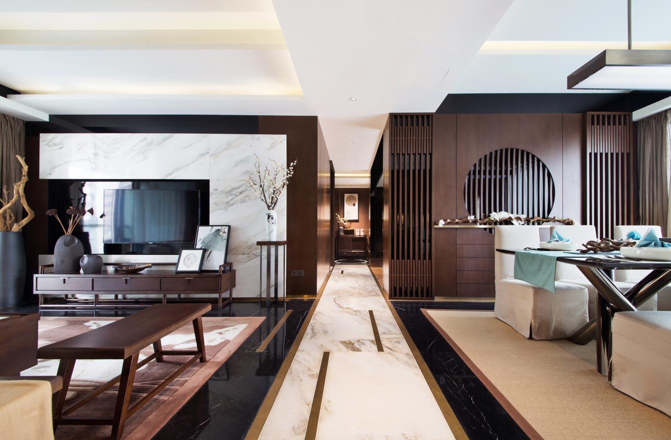 新中式風(fēng)格室內(nèi)設(shè)計(jì)家裝案例-走廊 新中式風(fēng)格室內(nèi)設(shè)計(jì)家裝案例-走廊