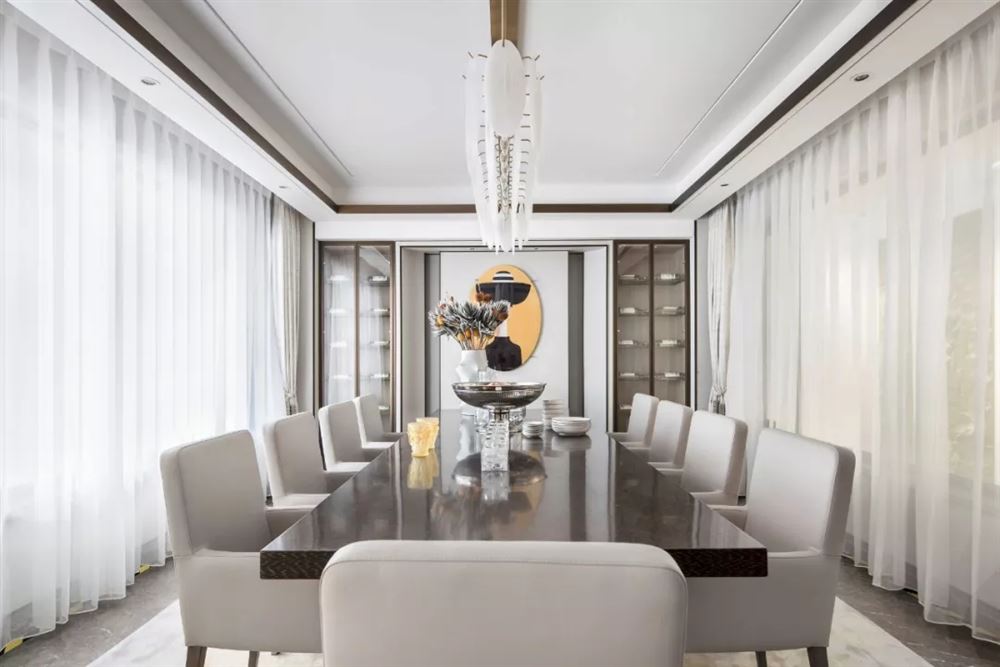 佛山市新希望悅瓏灣輕奢風(fēng)格別墅裝修案例