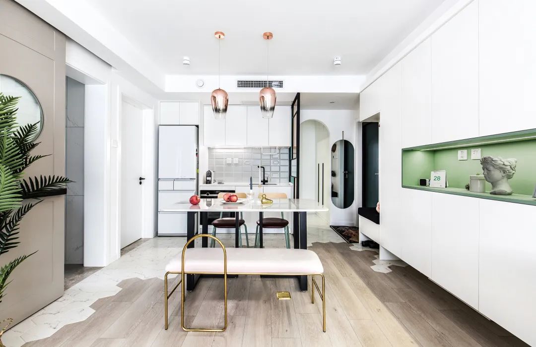 現代輕奢風格家裝設計室內裝修效果圖-餐廳 現代輕奢風格家裝設計室內裝修效果圖-餐廳