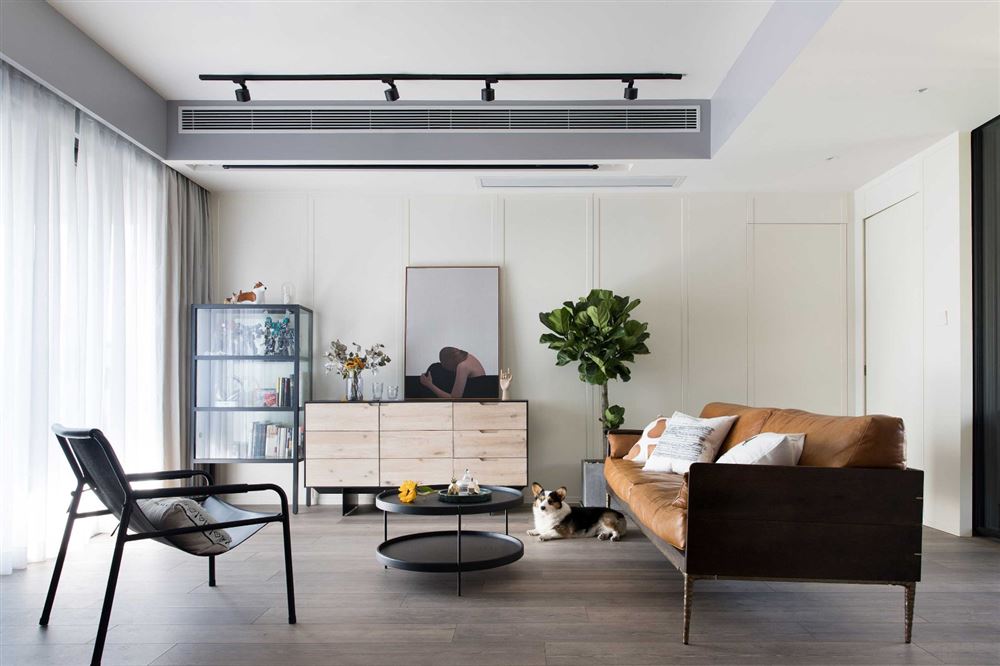 廣州市元邦山清水秀別墅美式風格三居室裝修案例