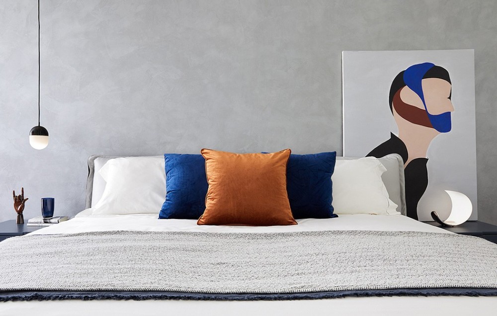 現代簡約風格室內家裝案例效果圖-臥室 現代簡約風格室內家裝案例效果圖-臥室