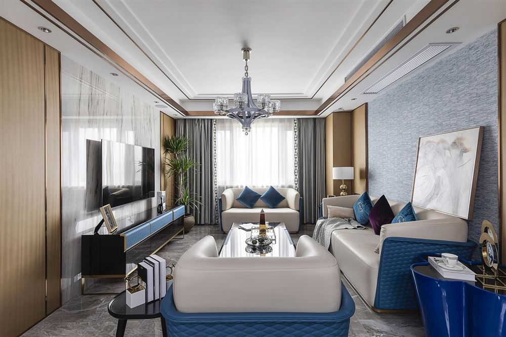 佛山市廣佛新世界花園洋房歐式風(fēng)格三居室裝修案例