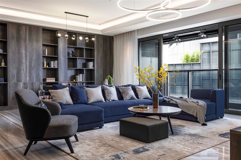 佛山市廣佛新世界花園洋房現代簡約風格三居室裝修案例