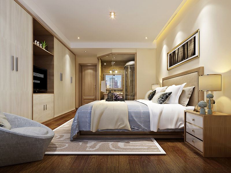 河源市鴻大城現(xiàn)代簡約風(fēng)格四居室裝修案例