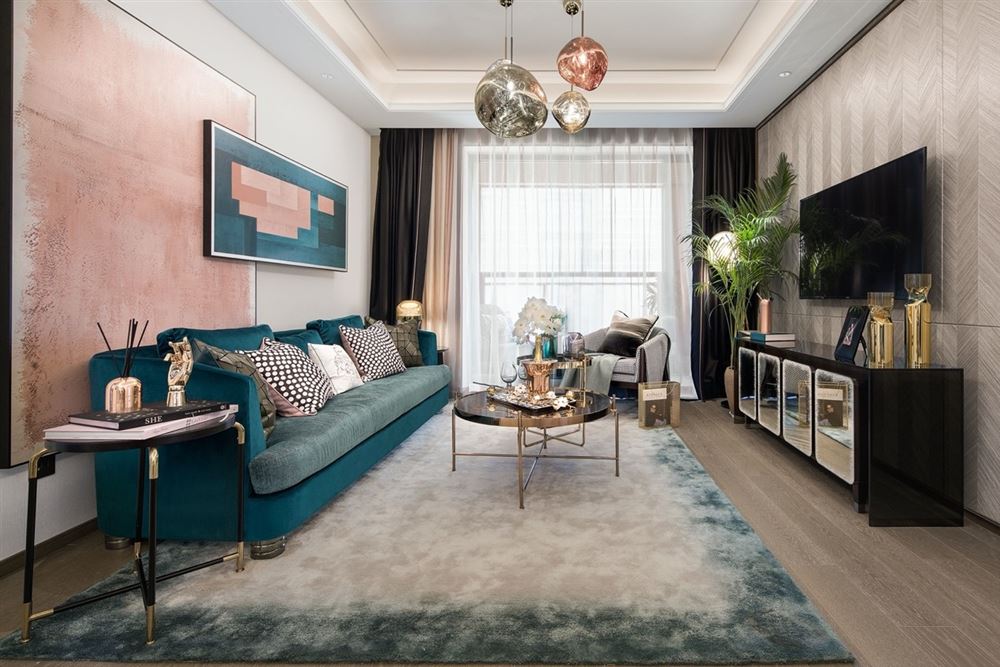 江門市華僑城&middot;云頂輕奢風(fēng)格三居室裝修案例