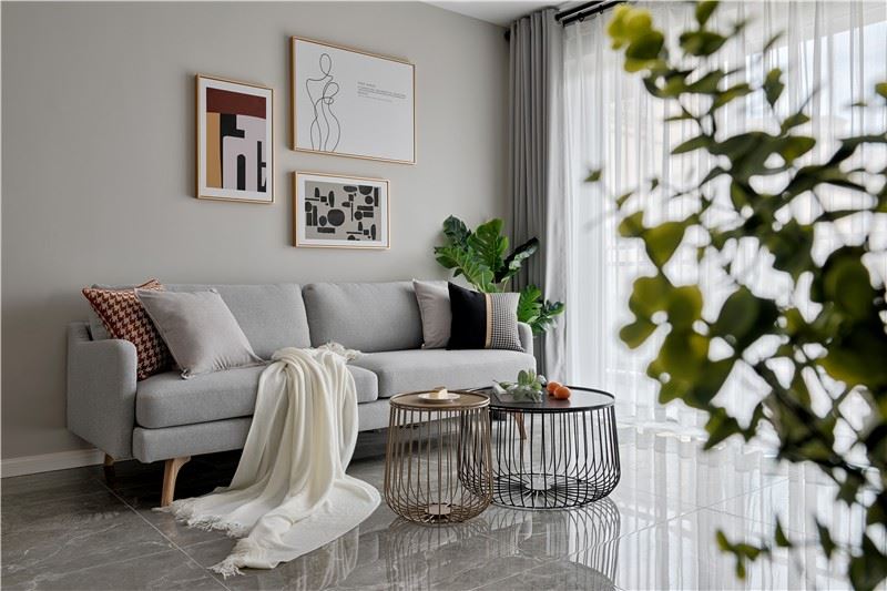 江門市碧桂園&middot;天麓湖北歐風格三居室裝修案例