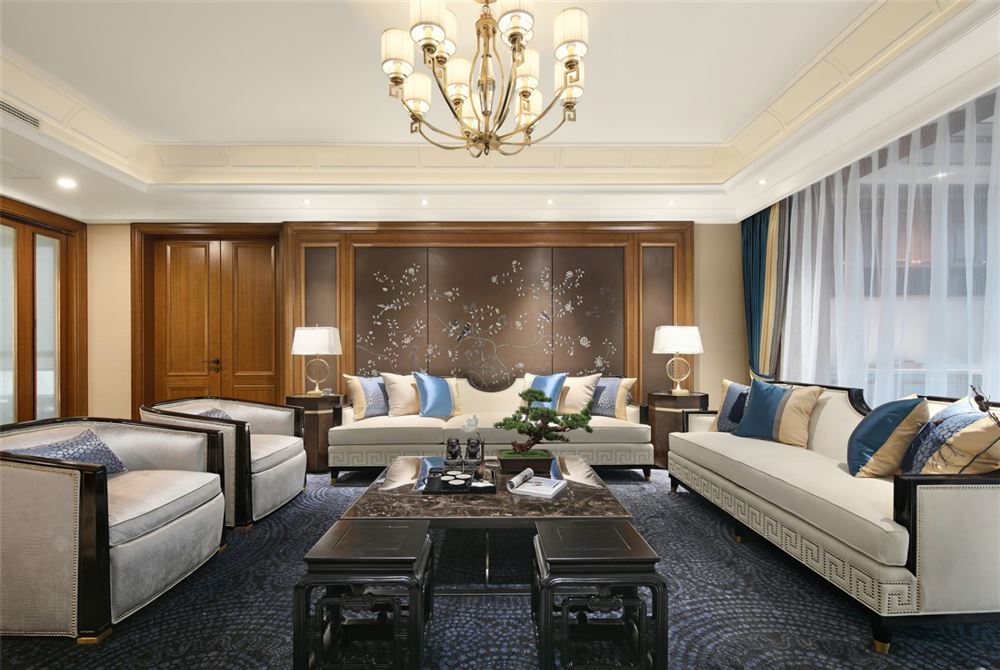 楚雄彝族自治州電力小區(qū)(祿豐縣)新中式風(fēng)格平層裝修案例