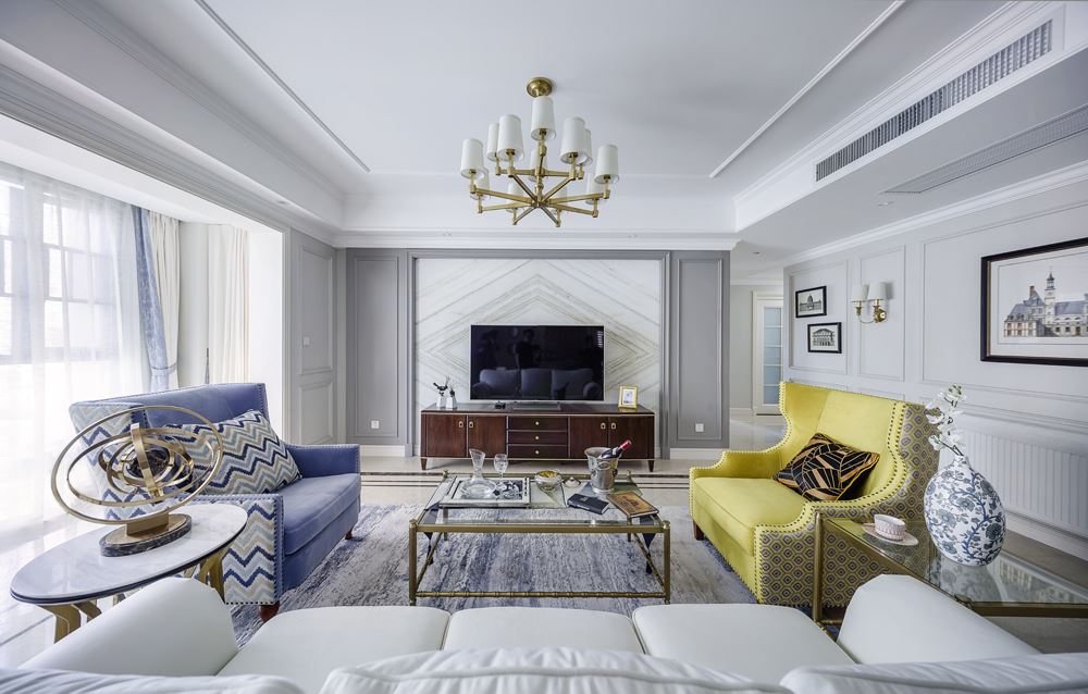 湛江市金科世家歐式風(fēng)格四居室裝修案例