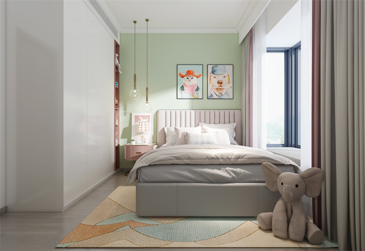 廣州市江山時(shí)代新中式風(fēng)格四居室裝修案例