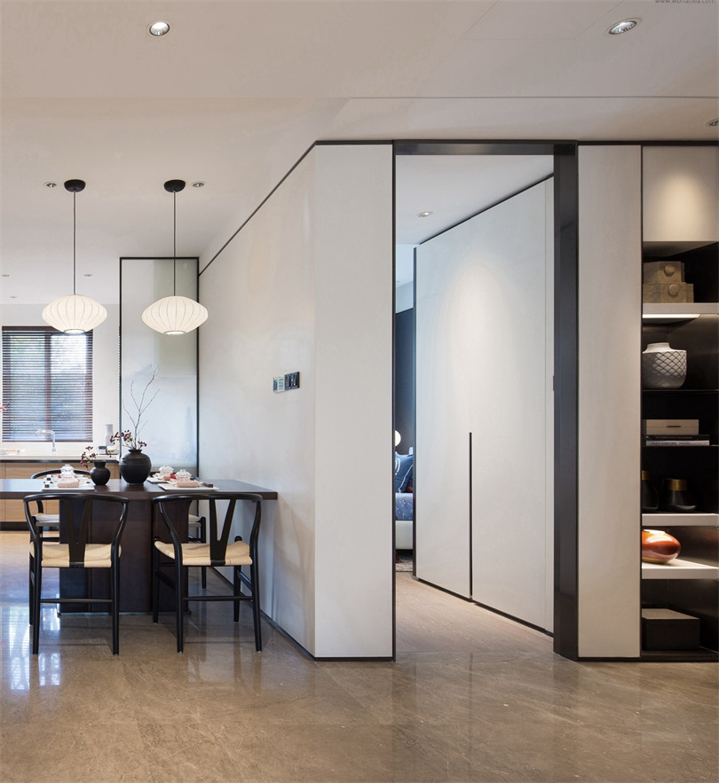 廣州市棠德花園新中式風格四居室裝修案例