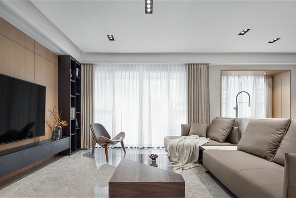 廣州市新世界花園輕奢風格三居室裝修案例