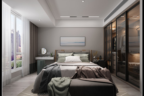 玉林市幸福里&middot;書香學府現代簡約風格三居室裝修案例