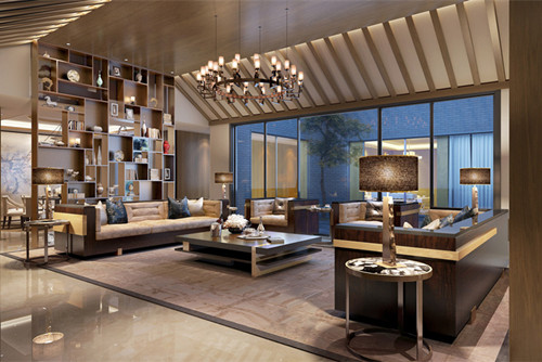 梧州市鳳翔學(xué)府新中式風(fēng)格三居室裝修案例